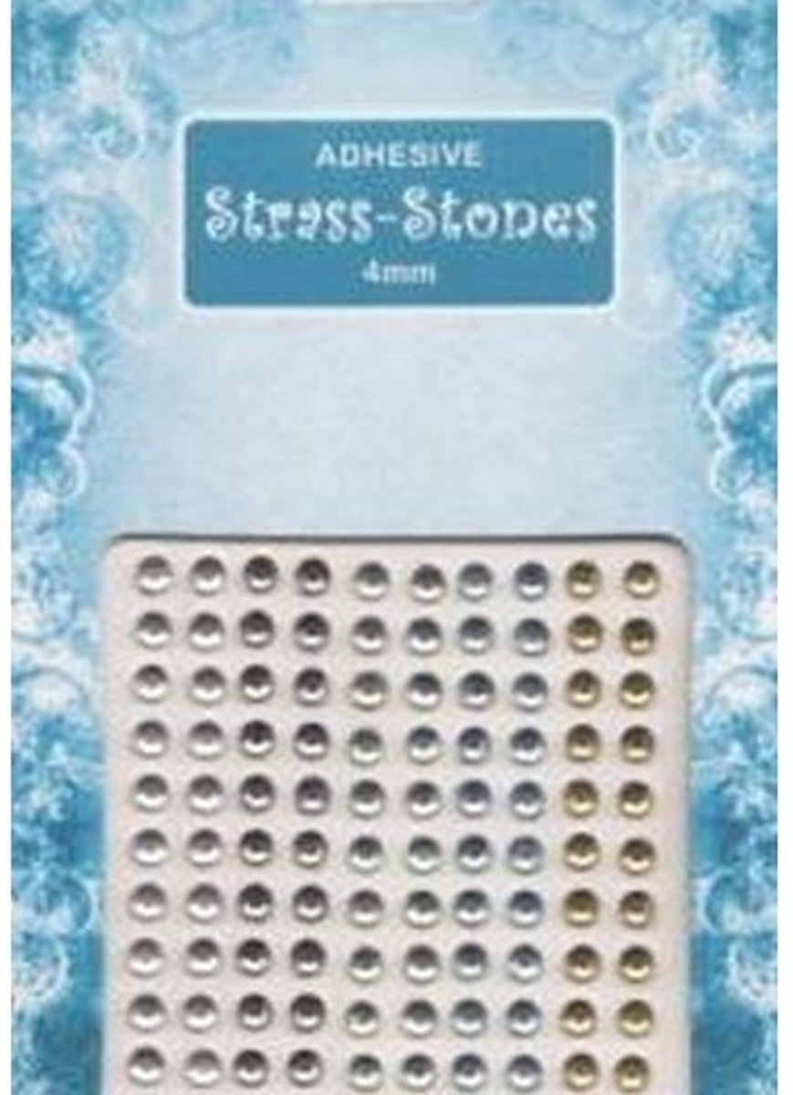 Nellies Choice 100 Strass plaksteentjes 4 mm